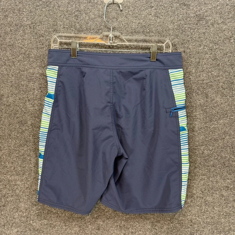 Vineyard Vines Board Shorts‎ Mens 30 Blue Striped Side Panel Swim Trunks Beach